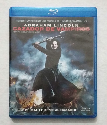 Blu Ray Cazador De Vampiros Abraham Lincoln