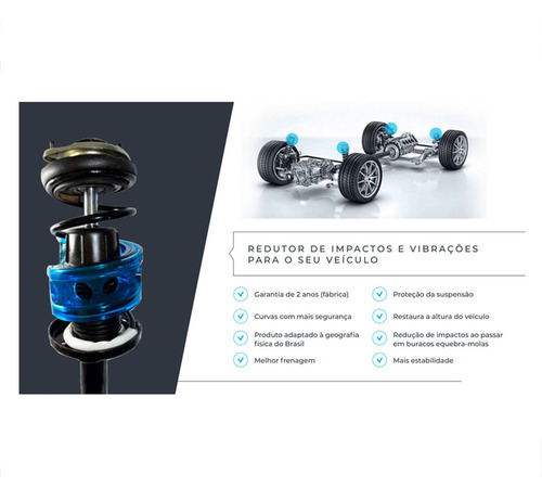 Urethane Buffer Calço Mola Br4 Dianteiro Camaro Ss 2012 2013