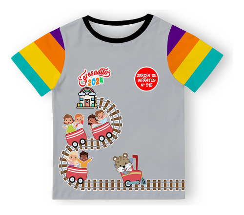 Campera + Remera Egresados Jardin Niños Proxima Parada