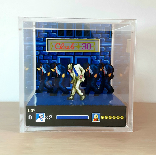 Michael Jackson Cubo Diorama