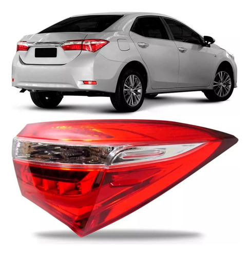 Faro Trasero Exterior Toyota Corolla 2014 2015 2016 Con Led