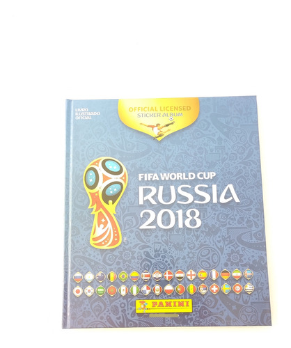 Álbum Panini Copa 2018 Completo Figuras Coladas Capa Dura