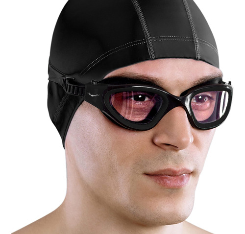 Antiparras Natación Unisex Aqtivaqua Negro1