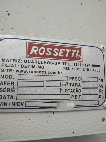 Mb 1620 2012 Caçamba Rosseti 8m³