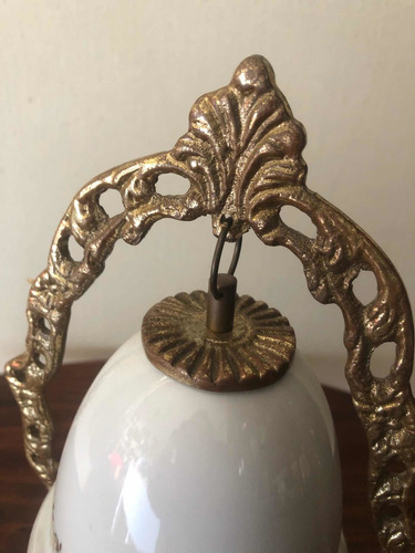 Imagem 6 de 6 de Sino Em Porcelana E Bronze 21cm