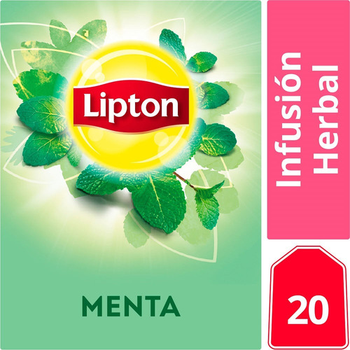 Té Infusión Lipton Menta 20 Un