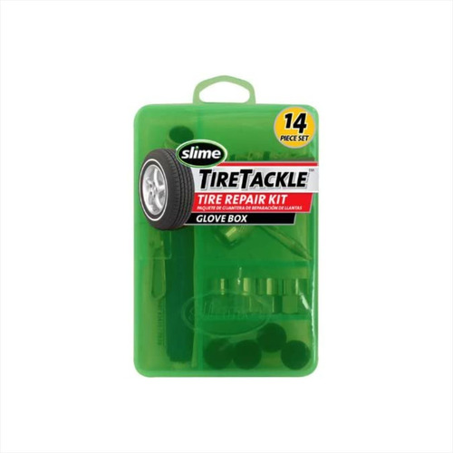 Kit De Reparación De Cubiertas Slime Tire Tackle 14 Pzs A1