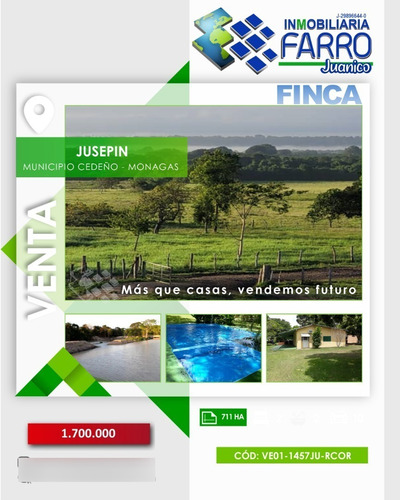 Imagen 1 de 14 de Se Vende Finca Jusepin Edo Monagas Ve01-1458ju-rcor