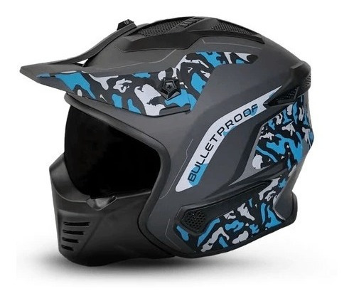 Casco Moto Edge Kombat Desarmable