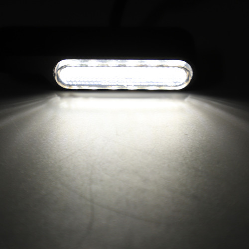 Señal De Giro Led Negra Para Motocicleta, 1 Par De Luces Ret