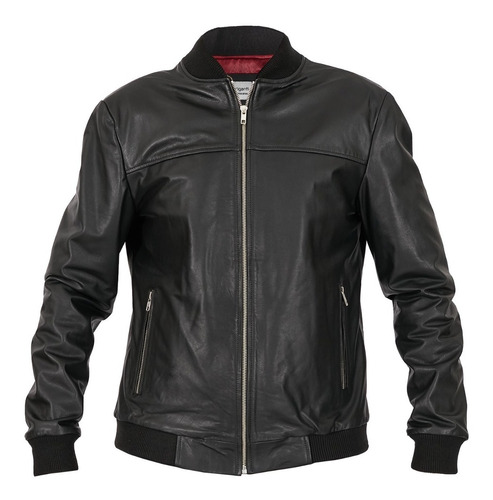 Campera De Cuero Hombre Briganti Abrigo Premium Jake Casual