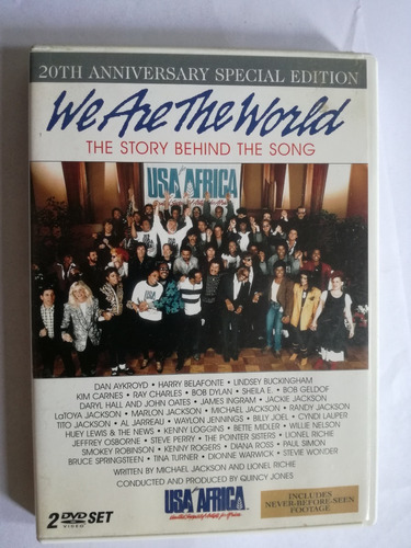 We Are The World - Usa For Africa - 20 Aniver. 2 Dvd 