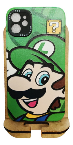 Estuche, Carcasa, Case, Para iPhone 11, Colección Mario Bros