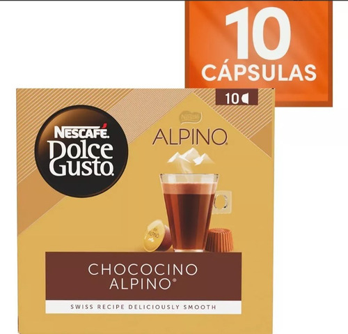 Chococino Alpino Nescafé Dolce Gusto Caixa 10 Unidades