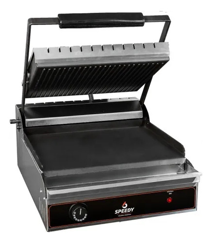Tostador Grill Panini Electrico Plancha Profesional Speedy Acero