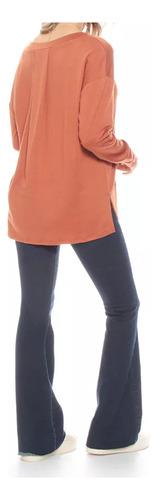 Poleron Mujer Wados M/l Solid