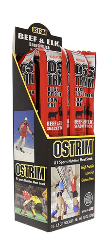Ostrim Natural Beef Y Elk Snack-palo Habanero - 10 Palos - 2