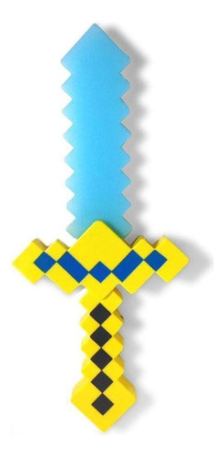 Espada Minecraft De Diamante - 36cm Com Som E Luz Cor Outro