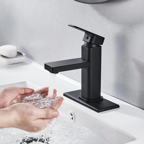 Lavabo Grifo Baño Llave Monomando Fregadero Inoxidable
