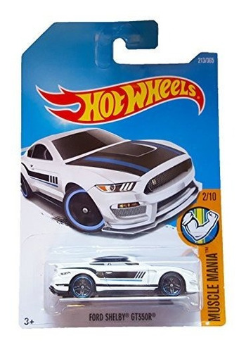 Hot Wheels 2017 Muscle Mania Ford Shelby Gt350r 213365 Blanc