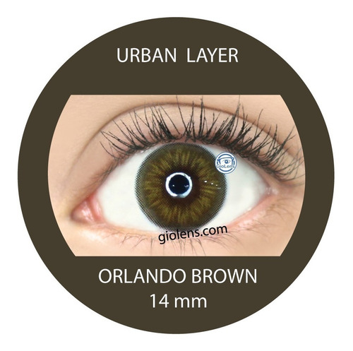 Pupilentes Urban Layer Orlando Brown 14.0mm