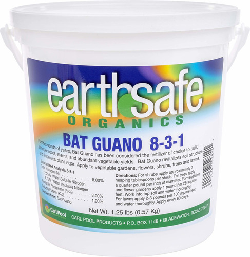 Bat Guano 8-3-1 Earth Safe Organics 1.25 Libras