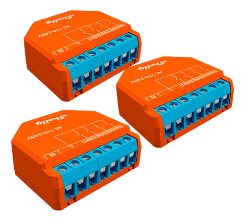 Pack 3x Shelly Plus I4 Wi-fi Controller 4 Switch