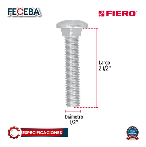 Bolsa Con 20 Tornillos 1/2 X 2-1/2 Tip
