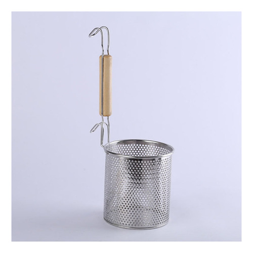 Para 2pcs Inox Macarrão Cesta Malha Aranha Macarrão Filtro