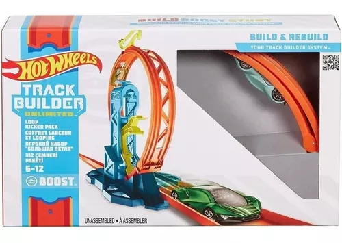 Pista Hot Wheels Track Builder Pista De Loop Glc90 - Mattel