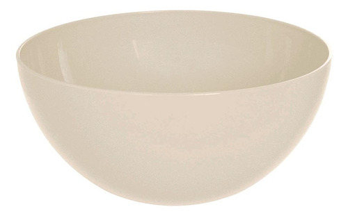 Set Bowl Plastico 17 Cm X 4 Unidades Areia Carol