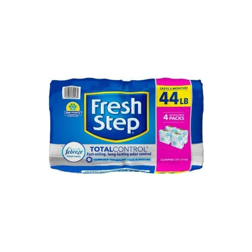 Arena Para Gatos Fresh Step Con 4 Pzas De 4.98 Kg