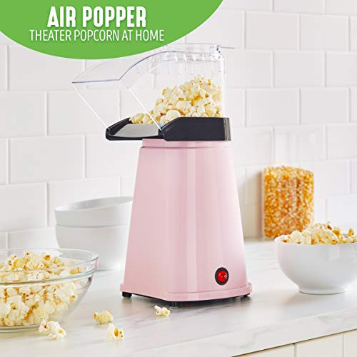 Electric Popcorn Maker Hot Air Popper, Corn Kernal Meas...