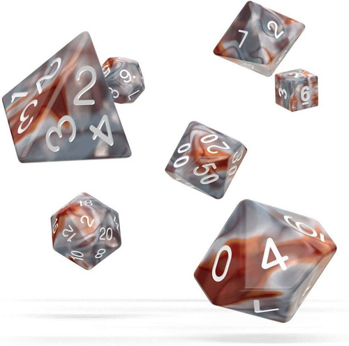 Oakie Doakie Juego De Rpg Gemidice Silver-rust