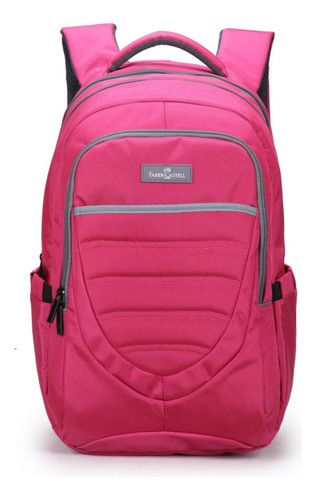 Mochila Weekend Rosado / Gris