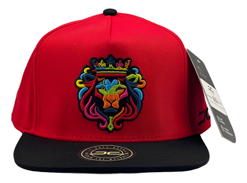 Gorra Jc Hats Rey Colores Red | Diseño Exclusivo Ajustable Rojo Ajustable