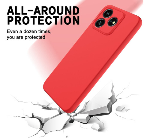 Funda De Silicona Líquida Para Zte Axon 50 Lite