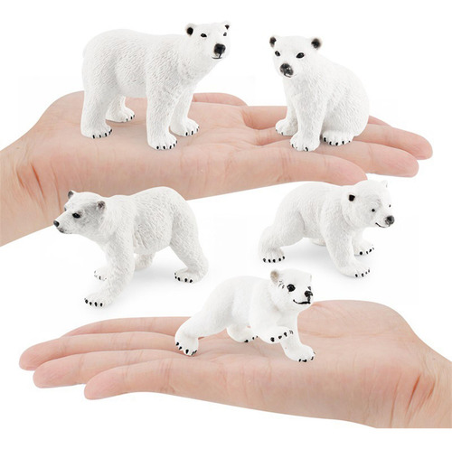 Figuras De Realistas De 5 Piezas, Modelo De Animales