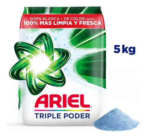 Detergente Polvo Ariel Triple Poder X5kg