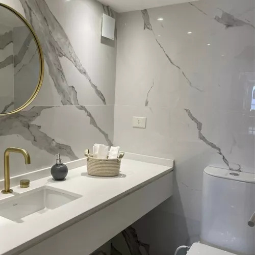 Spl Porcelanato 80x160 Calacata White Plus Pul.x M2 1ra Rect