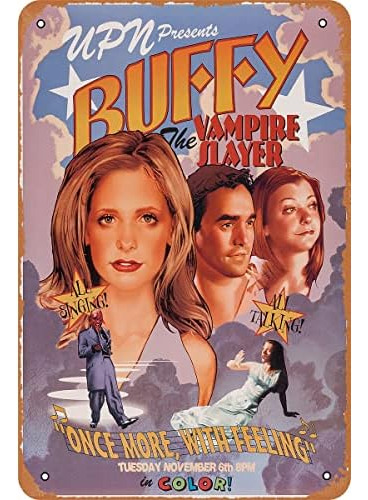 Horror Movie Poster Buffy The Vampire Slayer Metal Tin ...