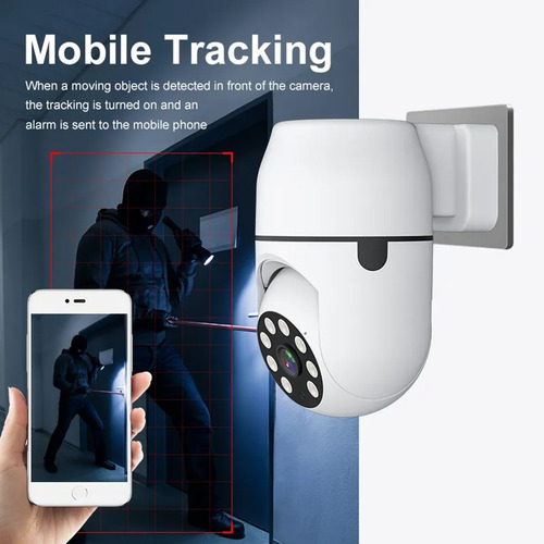 Imagen 7 de 9 de Fralugio Camara Seguridad Wifi Ptz 1080p 360° Nocturna Plug