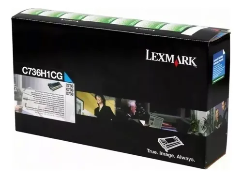Tóner Lexmark C736h1cg Cian Original C736 X736 X738 736 738