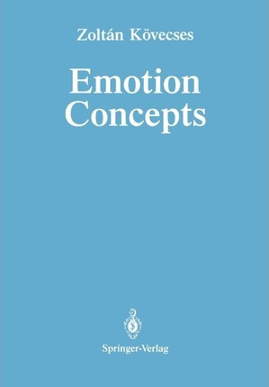 Libro Emotion Concepts - Zoltan Koevecses