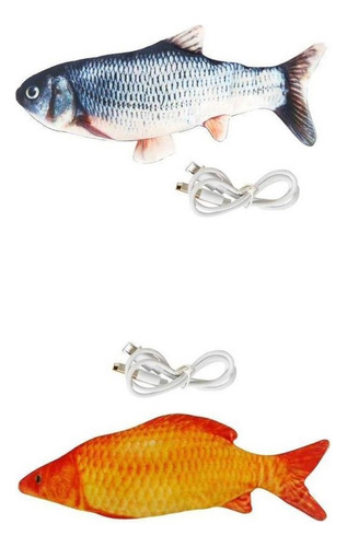 2x Hierba + Carpa Roja Pez Bailarín Electrónico Gato