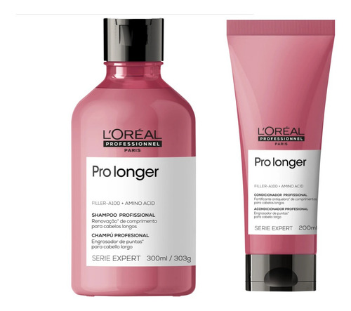 Kit Loreal Pro Longer - Shampoo 300ml + Condicionador 200ml
