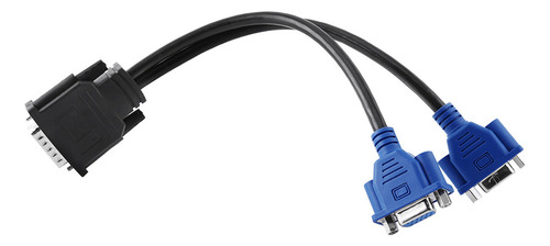 Cable Adaptador Divisor Vga Dms-59 Pines A 2 Pines Hembra De