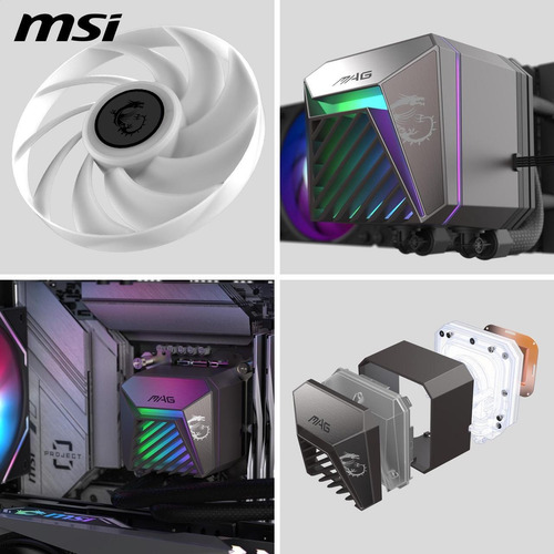 Cooler Cpu Watercooler Msi Mag Coreliquid A15 240 Argb Nuevo