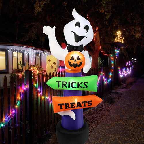 Decoración Inflable De De Halloween, Calabaza Soplada,