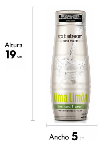 Soda Mixer Lima Limón | Sabores De Sodastream